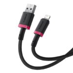 Baseus Cable For Iphone Dura Series Fast Charging Cable USB to Lightning  2.4A 1m Red+Black P10377801U01-01 - Image 3