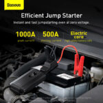 Baseus Super Energy Air Car Jump Starter 10000mAh Peakcurrent 1000A?Black - Image 5