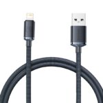 Baseus Crystal Shine Series 2.4A Fast Charging USB to Lightning Data Cable 2m Black CAJY000101 - Image 4