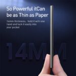 Baseus Adaman Metal Digital Display Quick Charge Power Bank 10000mAh 22.5W 2021 Editon Black PPAD000001 - Image 4