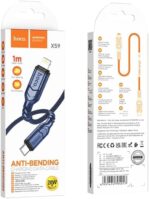 Hoco Cable X59 Type-c to Lightning Cable PD For Iphone 14 12 13 11 xs Series 1m - Image 3