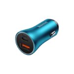 Baseus Car Charger 60W Golden Contactor Max Dual Fast Charger 1usb 1Type-C Output   Black CGJM000113 - Image 2