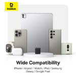 Baseus Charger Palm Series 20W PD Fast Charger  1x Type-c With Type-c to Type-c Cable  P10111603113-01 - Image 5