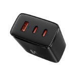 Baseus Cube Pro Fast Charger 2Type-c U 65W PD CN Cluster Black For Macbook Samsung Iphone Pixel  P10152300111-00 - Image 3