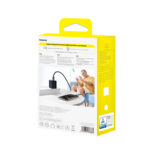 Baseus GaN Charger 45W PD Adapter For Iphone 1516 Series Macbook PicoGo GaN6 Pro Fast Charger US  Black P10176801123-00 - Image 3