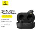 Baseus TWS E18 Crystal Clear Sound With Super BASS 25Hr Music Time Black A00023800123-00
