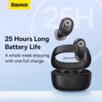Baseus TWS WM02 Bowei True Wireless Earphone Black NGTW180101 - Image 5