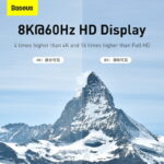 Baseus USB C Cable TB3 GEN2 PD 100W 8K 60Hz Thunderbolt 4 USB C to USB C 40Gbps  PD Cable - Image 5