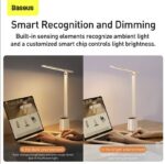 Baseus Smart Eye Series Rechargeable Folding Reading Desk Lamp (Smart Light ) White DGZG-02 - Image 3