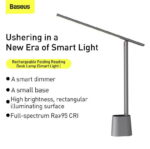 BASEUS Smart Eye Series Rechargeable Folding Reading Desk Lamp (Smart Light) - Dark Grey DGZG-0G - Image 2