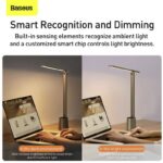 BASEUS Smart Eye Series Rechargeable Folding Reading Desk Lamp (Smart Light) - Dark Grey DGZG-0G - Image 3
