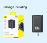 Baseus EnerFill FE11 Fast Charger For Macbook Laptop IPhone 15 16 Samsung S25 Ultra Pixel More US Plug P10182101123-00 - Image 2