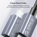 Orico Charging Cable Type-C to Lightning For Iphone 14 13 12 11 Series Braided Certified GQA29 2m Black - Image 2