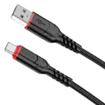 HOCO X59 Usb to Type-c Braided Cable 2M - Image 2