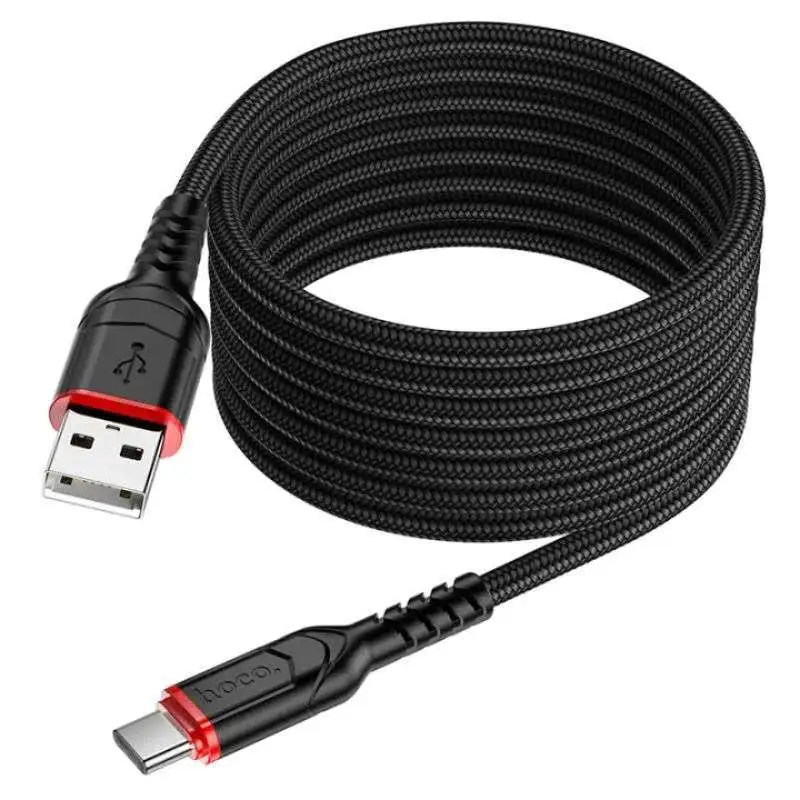 Hoco-X59-Usb-Type-C-Fast-Charging-Data-Cable-2 HOCO X59 Usb to Type-c Braided Cable 2M - Image 1