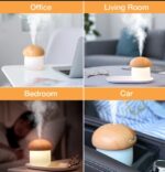 Jisulife JM02 Mushroom LED Humidifier 250Ml White - 3 Months Replacement Warranty - Image 3