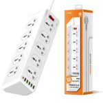 LDNIO Power Strip SC10610 10x Socket 4USB Port 30W PD Port -3 Months Warranty