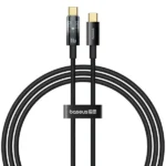 Baseus Explorer Charging Cable Type-c to Type-c 100W with Auto Shutdown 1m Cluster Black P10319703111-00 - Image 3
