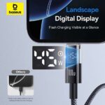 Baseus Display 2 Type-C to Type-C 100W Cable For Iphone 15 16 Samsung S25 S24  Pixel Macbook 1m - Image 3