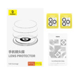 BASEUS Full Frame Camera Lense  Protector For Iphone  16 16 PLus 2Pcs Crystal Series  P6001206B201-01 - Image 4