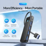 ORICO hub 4 in 1 USB 3.0 hub 4X USB 3.0 5GBPS Speed PAPW4A-U3 0.15M - Image 2