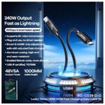 Remax RC-C039 240W Type-c to type-c Cable 8K 40GBPS Thunderbolt USB 4.0 Cable - Image 2