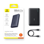 Baseus Power Bank FP21 EnerFill 10000mAh 22.5W With Type-c to Type-c Cable Black P1008210D123-00 - Image 3