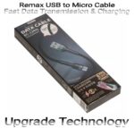 REMAX RC-124m 1m 2.4A USB to Micro USB Fast Charging Data  Cable (Black) - Image 3