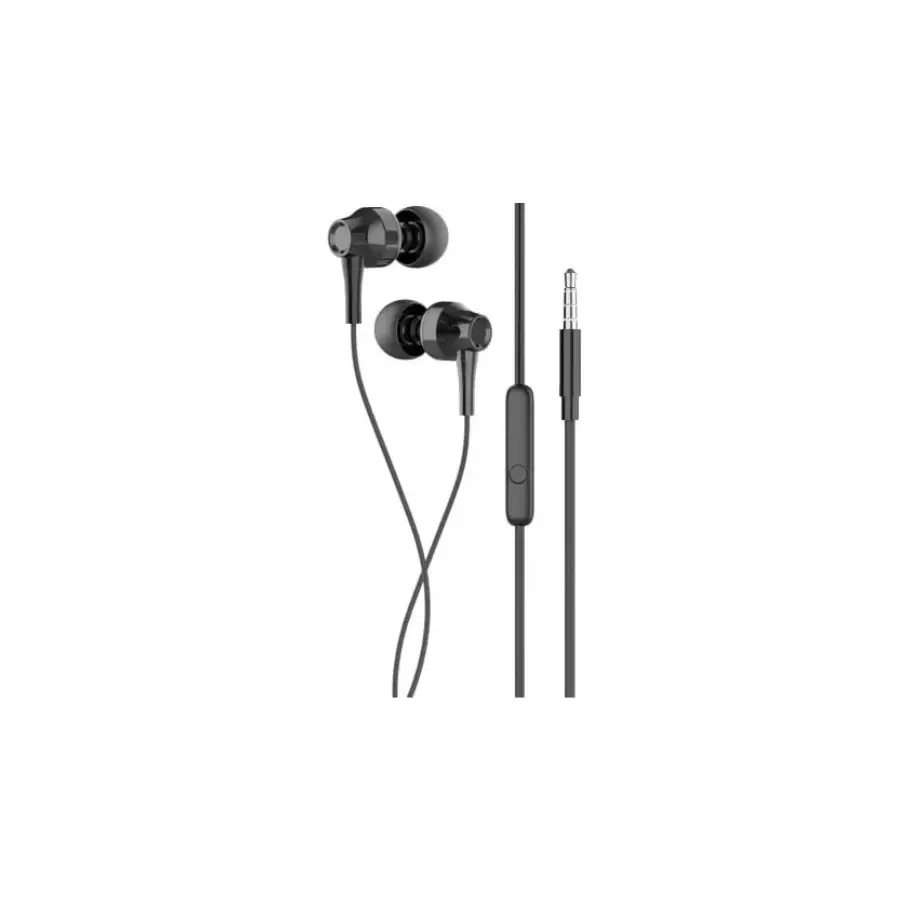 hs653-black-all VIDVIE HS653 In-Ear 3.5MM Wired Earphone Black -3 Months Warranty - Image 1