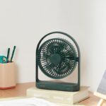 Jisulife Fa19B  Portable Rechargeable Fan 6000mAH Battery Green- 3 Months Warranty