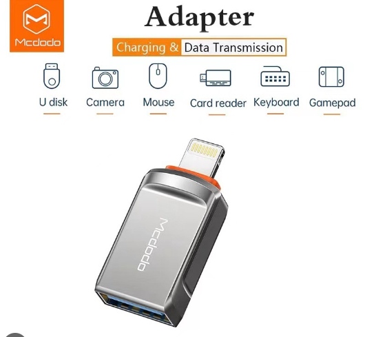 mcdodo-oT-8600-D MCDODO OTG OT-8600 USB TO Lightning Converter - Image 1